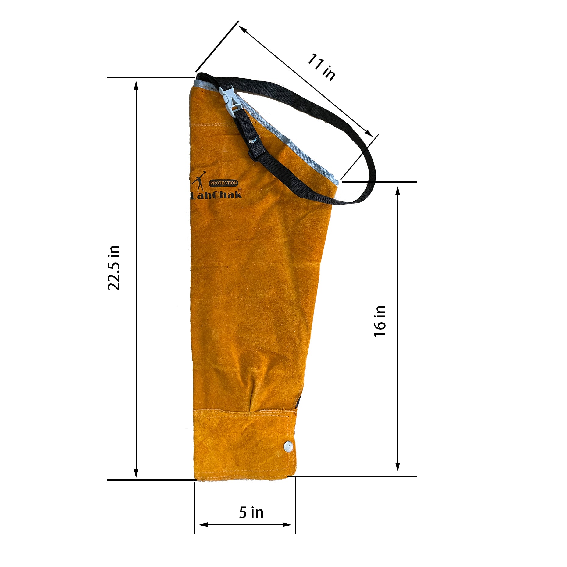 Leather Welding Sleeves, Heat & Flame Resistant Arm Protection Sleeves, Cowhide Welding Work Sleeves