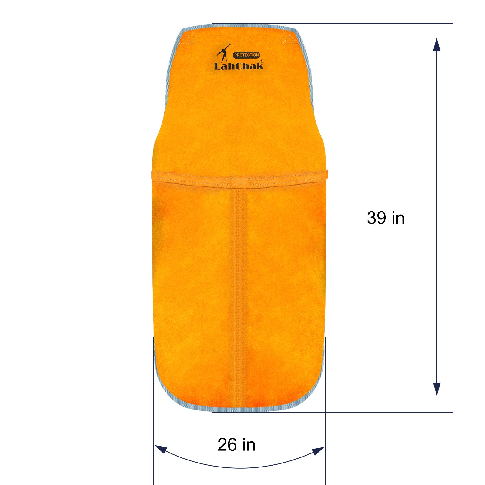 Leather Work Shop Apron with pocket, Buckle straps, Heat & Flame Resistant Heavy Duty Welding Apron