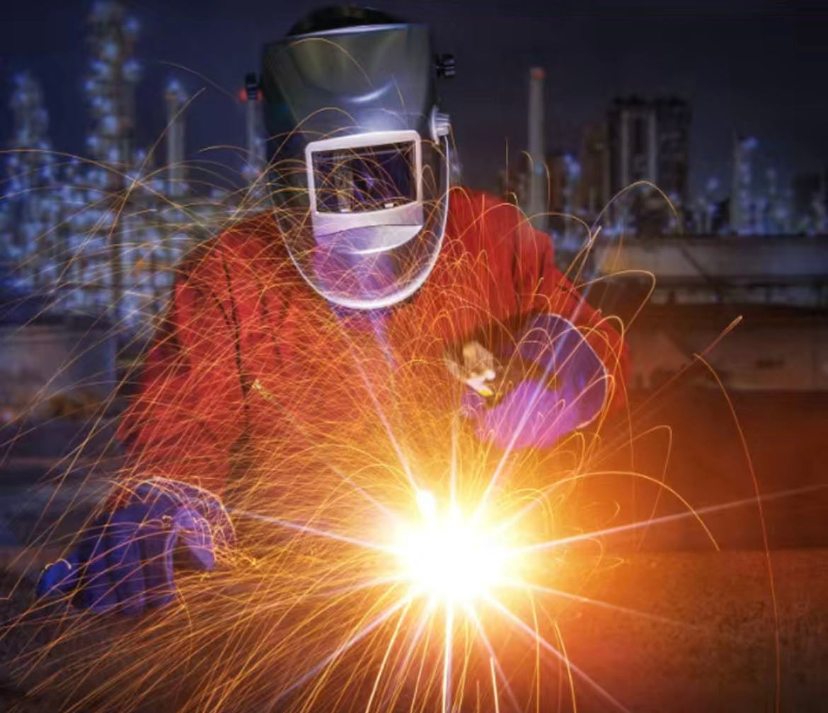 Welding Gloves, Long Sleeve 15.5 Inches, Heat & Flame Resistant Cowhide Protection Gloves