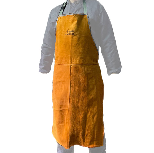 Leather Work Shop Apron, Buckle straps, Heat & Flame Resistant Heavy Duty Welding Apron